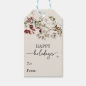 Étiquettes-cadeau Vacances botaniques (Devant)