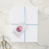 Étiquettes-cadeau Vacances Coupe De Chocolat Chaud Adresse De Retour (Avec de laficelle)