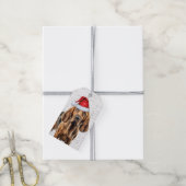 Étiquettes-cadeau Vacances de Noël de Chien de Bloodhound (Avec de la ficelle)