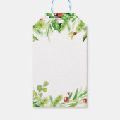 Étiquettes-cadeau Vacances de Noël Holly Berry (Dos)