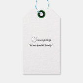 Étiquettes-cadeau Vacances d'hiver Pays Beauté (Dos)