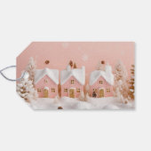 Étiquettes-cadeau Vacances hivernales fantastiques (Dos (Horizontal))