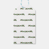 Étiquettes-cadeau Vacances Holly (Devant)