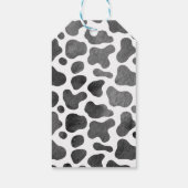 Étiquettes-cadeau Vache casquette Blue Party avec vache Imprimer Ann (Dos)