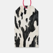 Étiquettes-cadeau Vache de ferme occidentale (Dos)