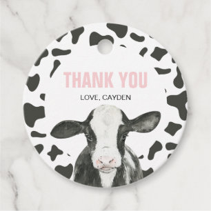 Étiquettes Cadeau Vache sacrée, je suis un anniversaire d'impression