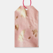 Étiquettes-cadeau Vachette de vache à lait rose sud-ouest (Dos)