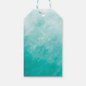 Étiquettes-cadeau Vagues de plage et Starfish (Dos)