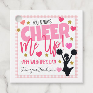 Étiquettes Cadeau Valentine Cheerleader Gift Tags