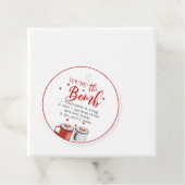 Étiquettes Cadeau Valentine Hot chocolat tag (En situation)