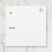 Étiquettes Cadeau Valentines Day Samoyed Dog (Dos)