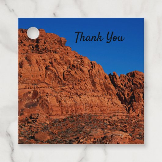 Étiquettes Cadeau Vallée du feu (Devant)