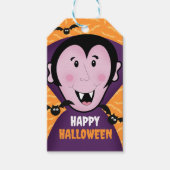 Étiquettes-cadeau Vampire Dracula Bats Enfants Joli Halloween (Devant)