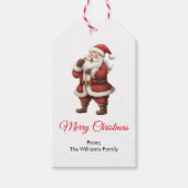 Étiquettes-cadeau Vector Santa Claus (Devant)