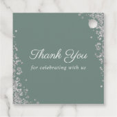 Étiquettes Cadeau Végétation botanique Premier Merci de communion (Dos)