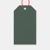 Étiquettes-cadeau Végétation tropicale Merci de Mariage Floral blanc (Dos)