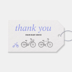 Étiquettes Cadeau vélo Periwinkle