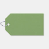 Étiquettes Cadeau Vélo Vert (Dos (Horizontal))