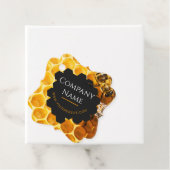 Étiquettes Cadeau Vendeur de miel - apiculteur (En situation)