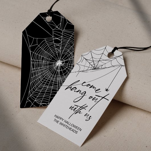 Étiquettes-cadeau Venez Accrocher Avec Nous La Fête De L'Halloween