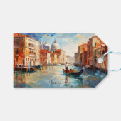 Étiquettes-cadeau Venise peinte, Italie (Devant (Horizontal))