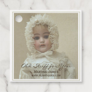 Étiquettes Cadeau Vente de poupée victorienne vintage - Vendeur d'an