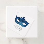 Étiquettes Cadeau Verre bleu chatoyant Debutante (En situation)