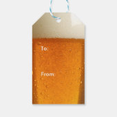 Étiquettes-cadeau Verre de bière (Dos)