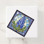 Étiquettes Cadeau Verre texan Bluebonnet (En situation)