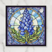 Étiquettes Cadeau Verre texan Bluebonnet (Dos)