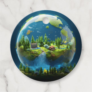 Étiquettes Cadeau "Versez la Terre, Protégez l'avenir de notre natio