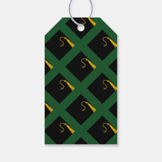 Étiquettes Cadeau Vert (Dos)