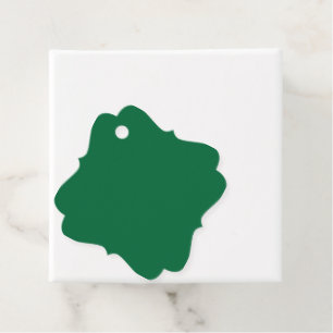 Étiquettes Cadeau vert, azur, aqua, bleu électrique, police