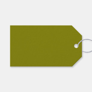 Étiquettes-cadeau Vert olive classique
