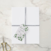Étiquettes-cadeau Vert tendance Nature inspiré Eucalyptus Mariage (Avec de la ficelle)