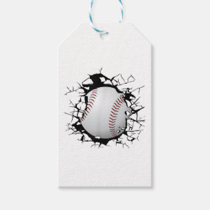 Étiquettes-cadeau Vêtements de baseball - Baseball