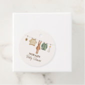 Étiquettes Cadeau Vêtements de garçon d'hiver Boho mini mignonne Bab (En situation)