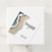 Étiquettes Cadeau Vibe de plage (En situation)