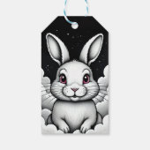 Étiquettes-cadeau Vibes célestes de lapin céleste (Dos)