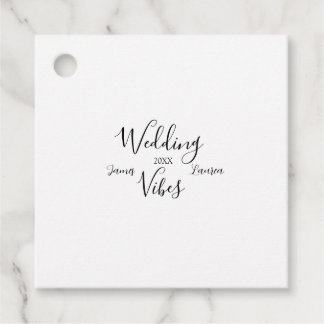 ÉTIQUETTES CADEAU VIBES DE MARIAGE NOM DU COUPLE 20XX BEAU COUPLE MA