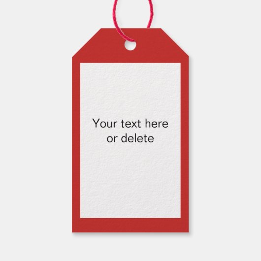 Étiquettes-cadeau Vibes du Jour de l'équipe Coeur Texte personnalisé (Dos)