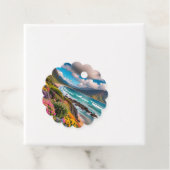 Étiquettes Cadeau Vibes tropicales (En situation)