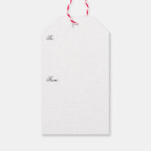 Étiquettes-cadeau Vickie’s Gingerbread Parade-Cream (Dos)