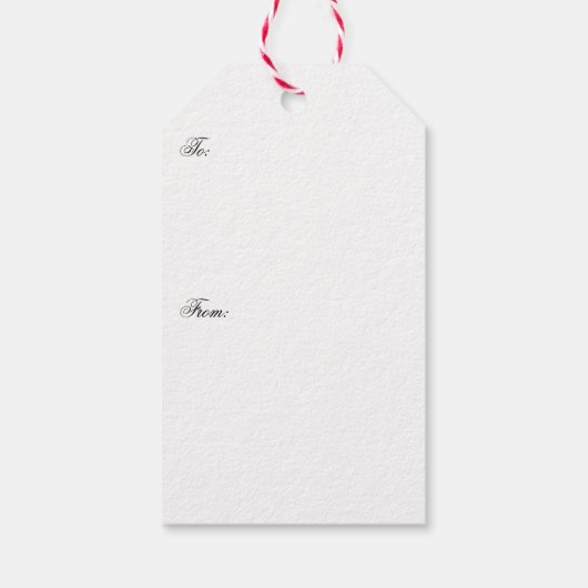 Étiquettes-cadeau Vickie’s Gingerbread Parade-Cream  (Dos)