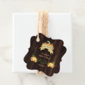 Étiquettes Cadeau Vieille Grange Rustique Citrouille Chute En Amour (En situation)