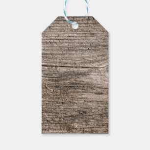 Étiquettes-cadeau Vieilles planches en bois