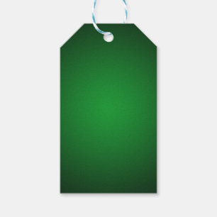 Étiquettes-cadeau Vignette verte-noire tendance Grainy