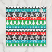 Étiquettes Cadeau Vilain Baby shower de Noël (Dos)