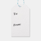 Étiquettes-cadeau Village amérindien (Dos)