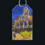 Étiquettes-cadeau Vincent van Gogh - L'église d'Auvers<br><div class="desc">L'église d'Auvers / l'Eglise à Auvers-sur-oise par Vincent Van Gogh en 1890</div>